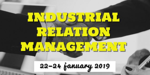 INDUSTRIAL RELATION MANAGEMENT – Available Online