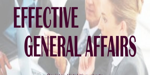 EFFECTIVE GENERAL AFFAIRS – Almost Running